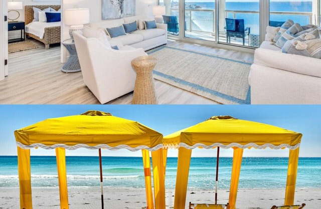 Fully renovated waterfront condo with complimentary beach setups & much more!