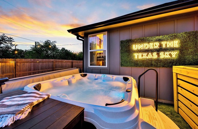 Gameday Oasis – Hot Tub Fire Pit Mini Golf