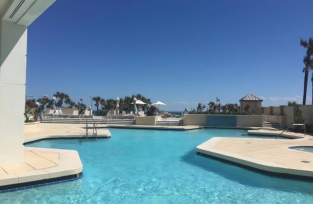Get Ready for Adventures! Sunset Views Unit! 2 Pools, Right on the Beach
