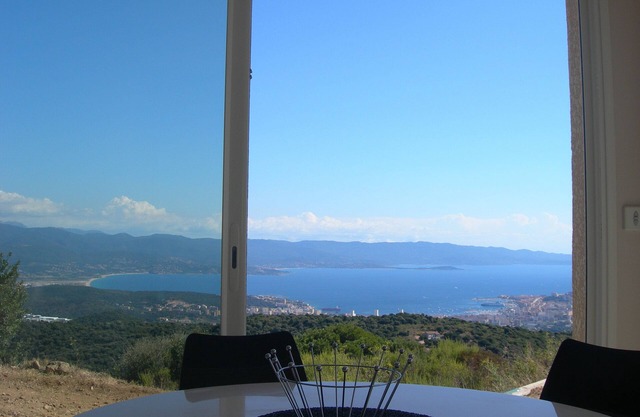 Gites-Sassone, villa with swimming pool, jacuzzi and panoramic sea view