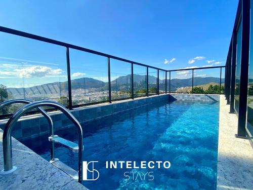 GO 22 - Studio com vista para a serra com piscina, prox PUC