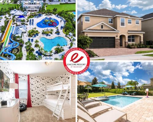 Gorgeous Home With Media, Disney Themed Kids Room Near Disney With Waterpark & Resort Access At Encore Resort - 771La