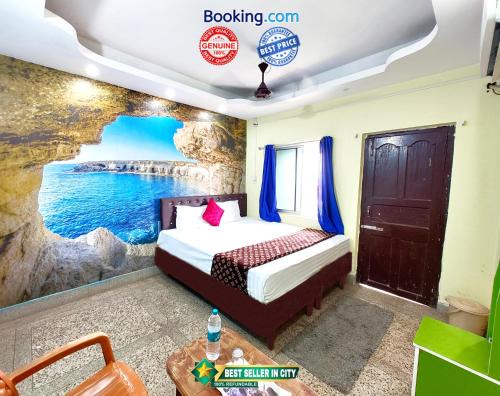 Goroomgo JK Inn ! Puri গোরুমগো জে কে ইন পুরী - Sea-View-Room - All-Room-Attached-Balcony-with-Kitchen-Wifi-Restaurant-and-Parking-facilities-Prime-Location-Best Selling in Puri