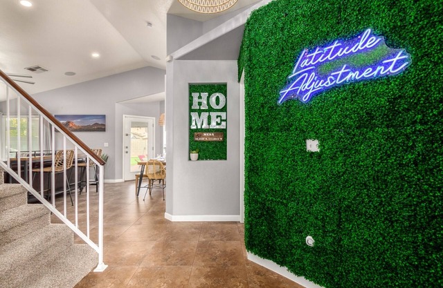 Great location with King Suite, Game Room, HEATED Pool, and Putting Green!
