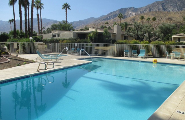 Great single level condo available for the season in quiet South Palm Springs