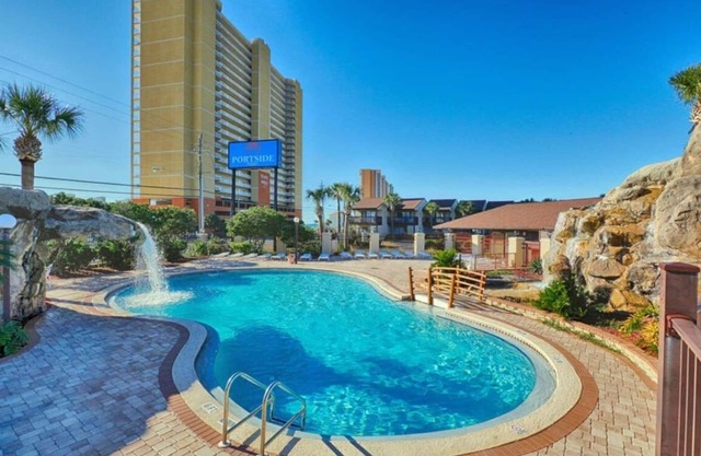 Ground floor condo with great pools and across from white sand beaches!