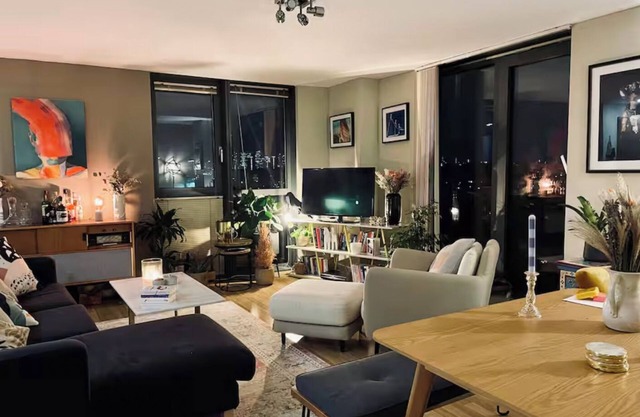 HACKNEY - 1 bedroom flat with gym and concierge + best city views in London!