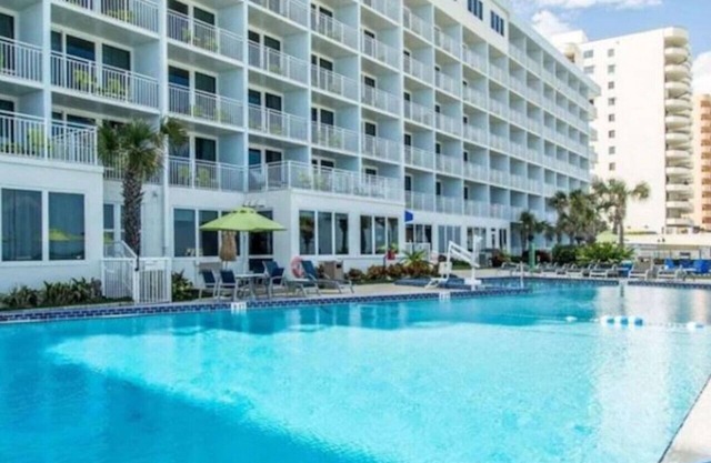 Have family fun in the sun at Daytona Beach in this resort 2BD condo
