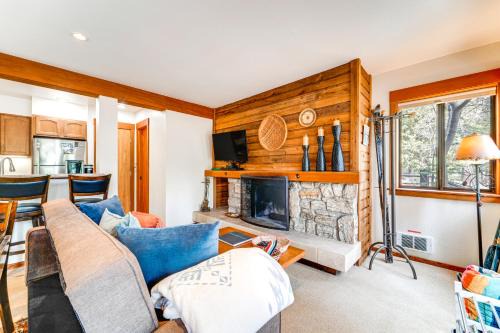 Hike, Golf and Ski Cozy Tahoe City Condo!