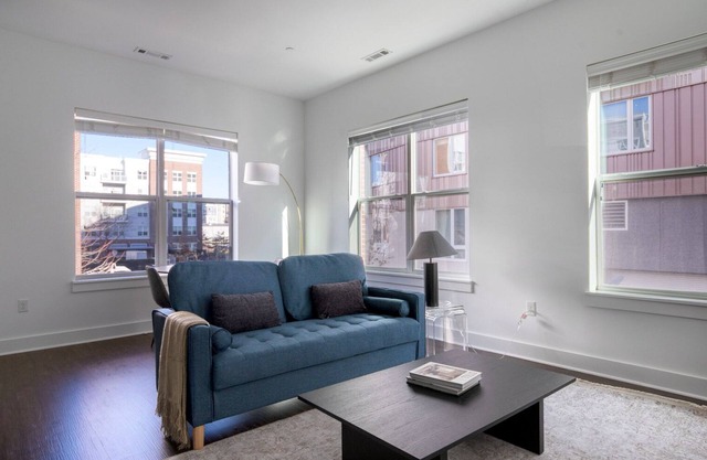 Hip Alewife 2BR w/Gym & W/D, nr Red Line, by Blueground