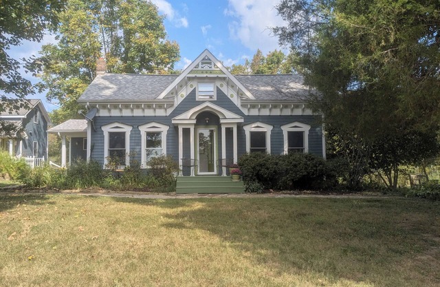 Historic 1850’s farmhouse nestled in the woods near the Ohio River in So Indiana