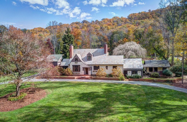 Historic 8 BR Tudor on 3 1/2 Acres. Private estate and beautiful setting.