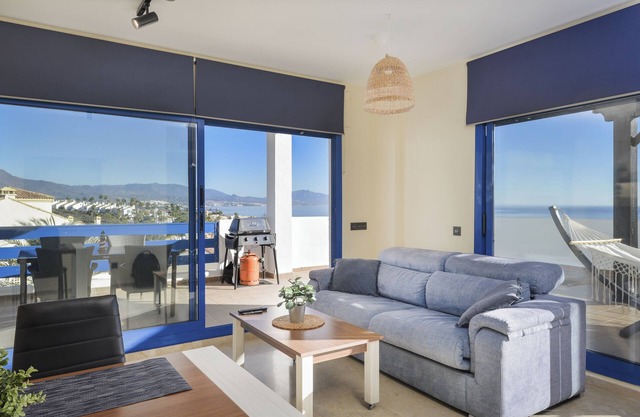 Holiday Apartment "El Hacho" with Sea View, Shared Pool & Wi-Fi