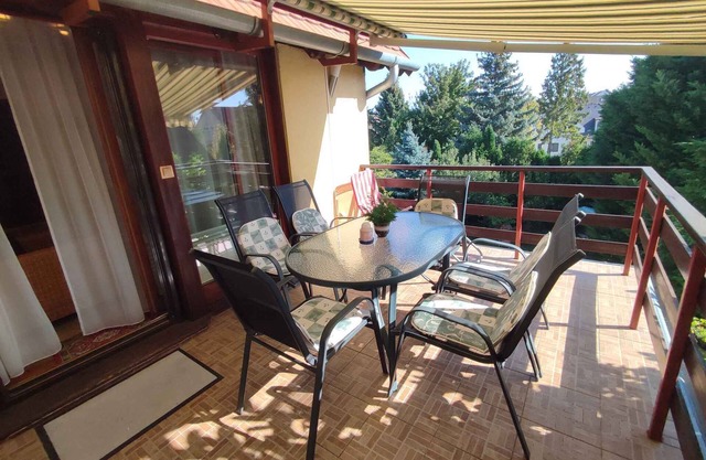 Holiday apartment with modern furniture and washing machine