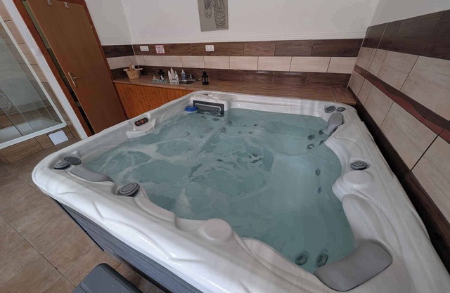 Holiday home with indoor pool, whirlpool and sauna