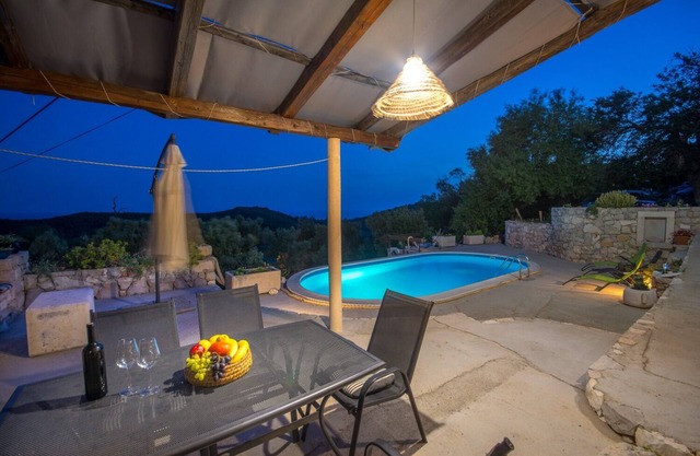 Holiday house Stone - pool house: - Babino Polje, Island Mljet, Croatia