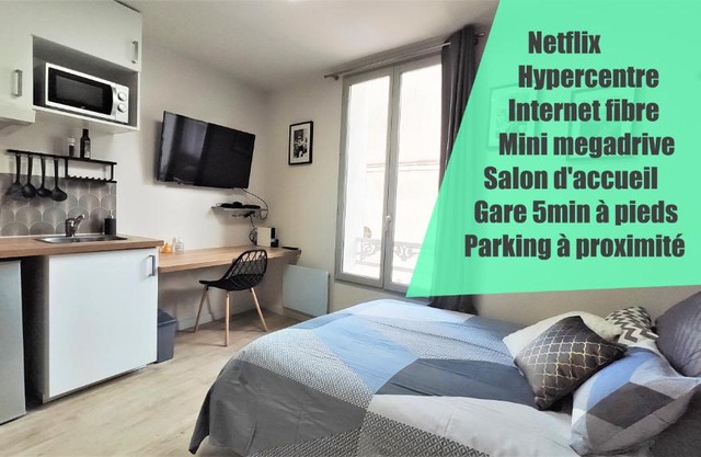 Home&Work 201 - HYPERCENTRE - fibre et parking a proximité