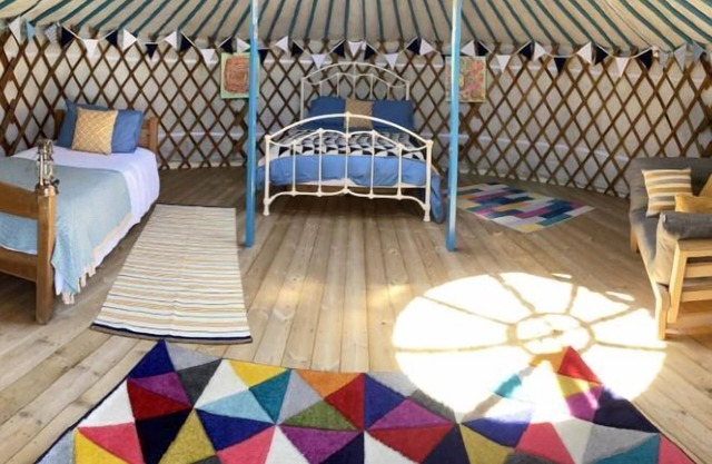 Honeymoon - A luxury couples+ Yurt in a stunning historic estate near Newquay