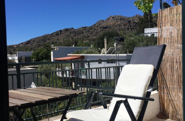 House apartment with stunning views in beautiful village.