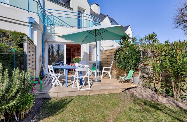 House for 5 with a garden, 300m from the beach