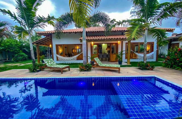 House Green Coconut Trees