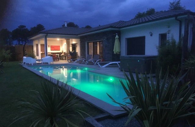 House with pool and spa
