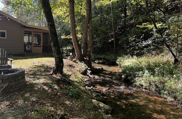 Huge Level Yard, Private Deep Creek on Noisy Creek 1/1