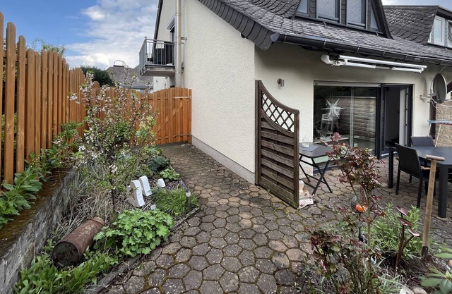 Idyllic semi-detached house with a romantic garden