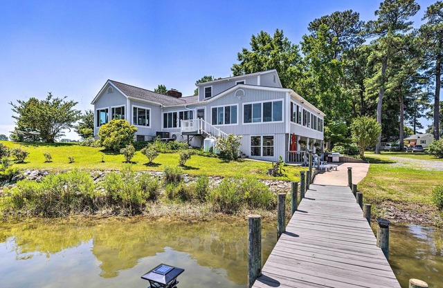 Idyllic Waterfront Home w/Game Room & Dock