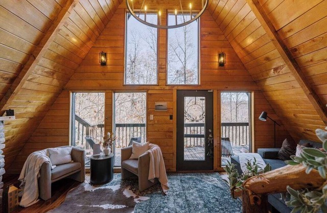 Immerse yourself into nature's beauty while enjoying the comforts of this charming cabin
