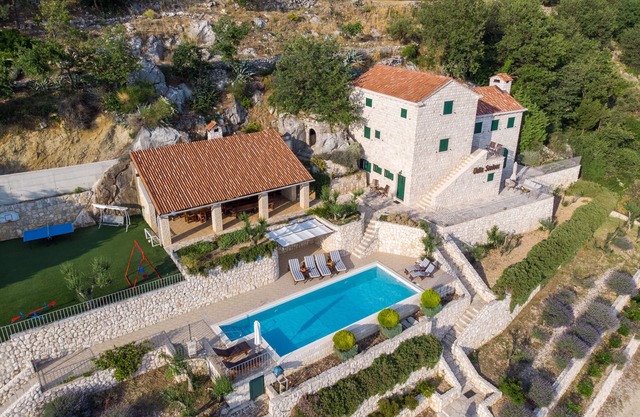 Imposing stone vila magical sea view private tennis court wine cellar pool