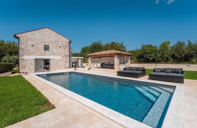 Impressive stone finca with private saltwater pool, panoramic sea views, barbecue