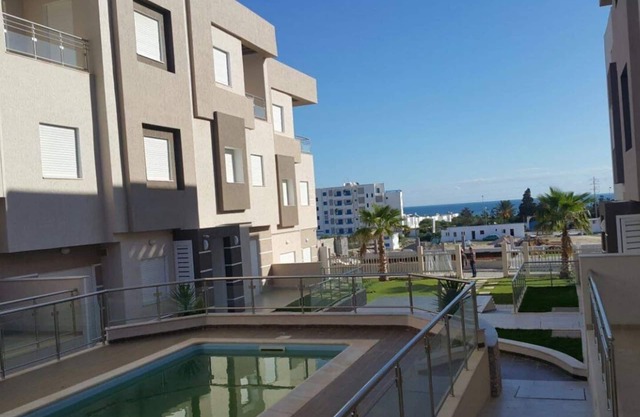 Independent triplex with shared swimming pool @ Residence Tilel
