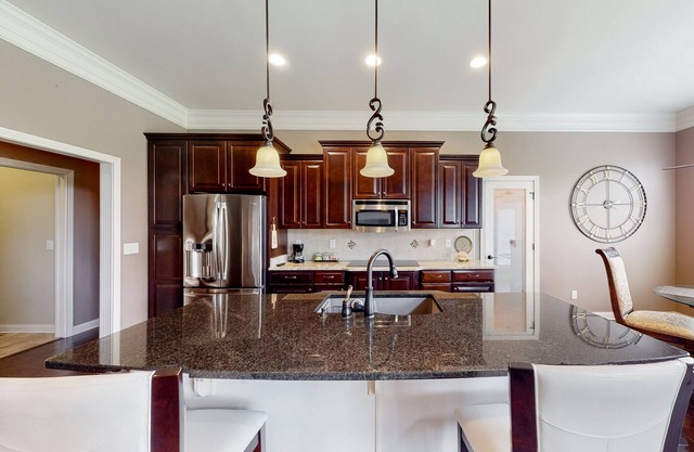 Inviting home with pool table, firepit, central AC, full kitchen, & W/D