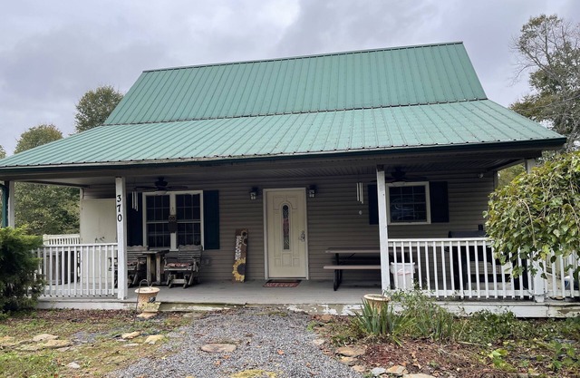 It is a cabin house. Near in the lake where you can hike, walk, or fishing .