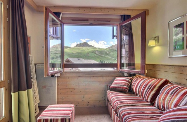 Joli studio-cabine pour 4 à Belle Plagne avec balcon et accès aux pistes - FR-1-455-201