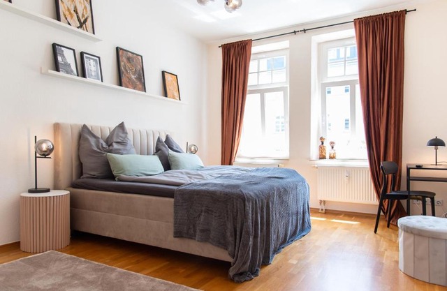 Kaßberg - Studio mit Balkon, Netlfix und Wifi