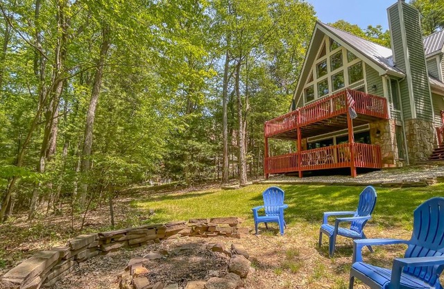 Kayaks Included Lakefront Home w Fire Pit Hot Tub Dock