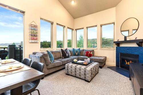 KBM Resorts Crestview Condos Spacious condo near Olympic Park with gas fireplace year-round pool hot tub and shuttle access CVC-308B