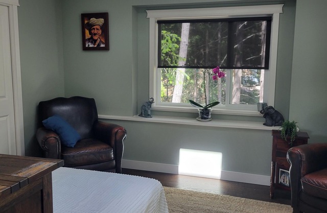 Kick back and relax in this Quiet, calm, stylish and newly built space.
