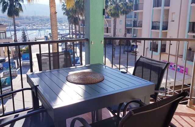 La Cellie overlooking the port, 50m from the beach