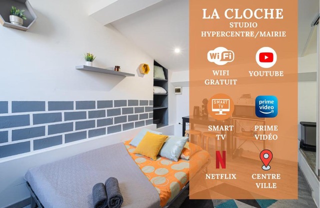La Cloche Studio Hypercentre Mairie