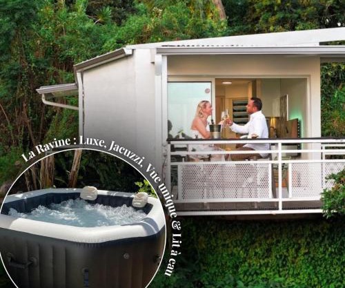 La Ravine, Luxe, avec Jacuzzi, Vue unique et Lit à eau