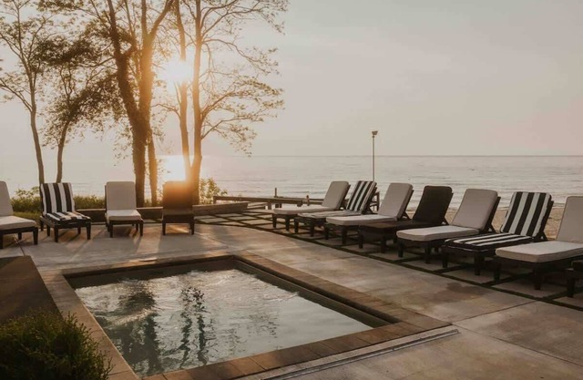 Lake MI Luxe Home w/Sauna/Hot tub/Game room/Views