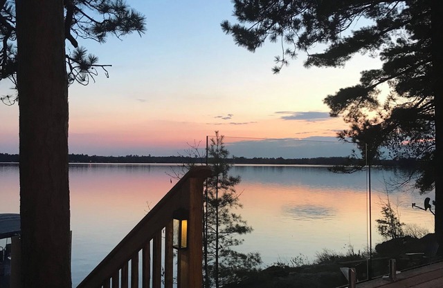 Lake Muskoka waterfront cottage with the most amazing sunsets!
