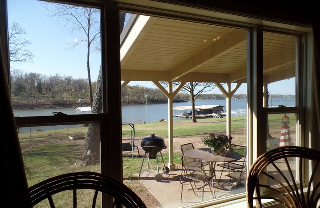 Lakefront Cabin in Grove, OK with Private Dock