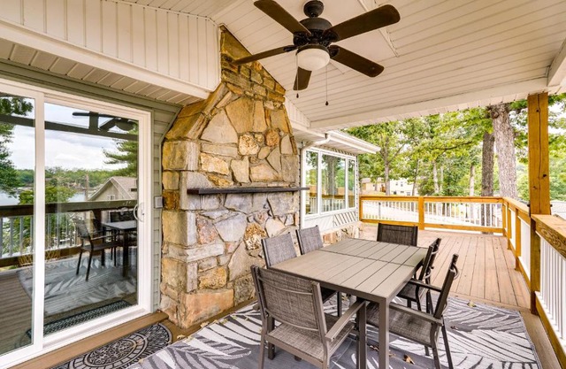Lakefront Home with Private Dock in Sunrise Beach!