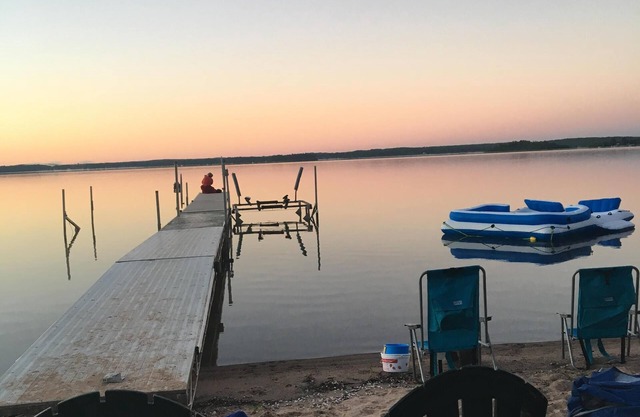 Lakefront house on beautiful Shell Lake, come and relax.