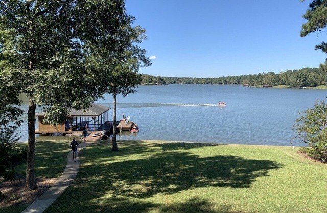 Lakefront Retreat w/Big Water Views, Private Dock, & Fire Pit!