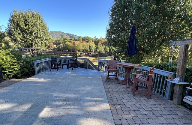 Lakeview Luxury RV spot in class A Motorcoach resort by Rumbling Bald Lake Lure